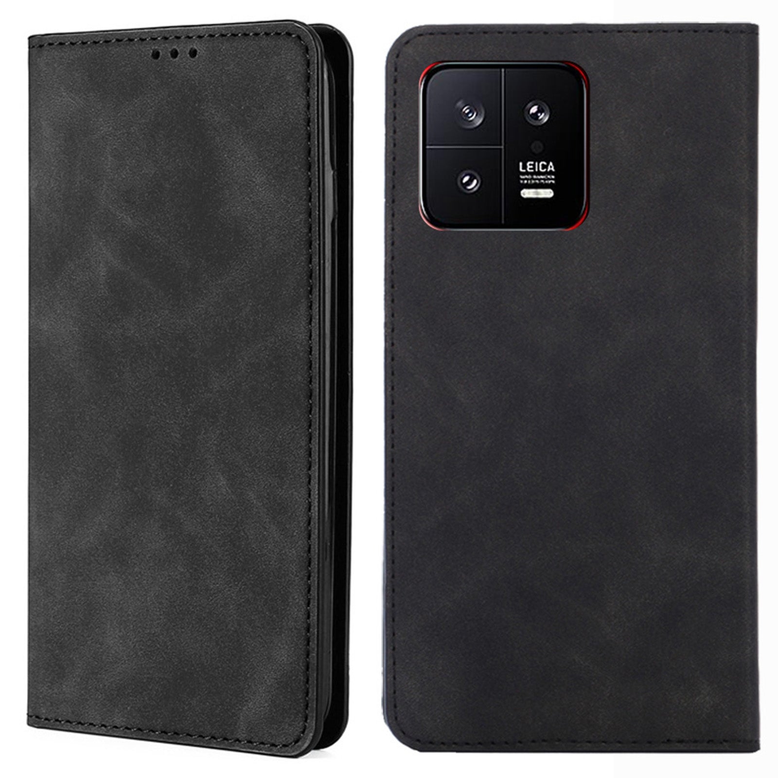 For Xiaomi 13 5G Anti-Scratch PU Leather Card Slot Stand Phone Case Skin-touch Feeling Magnetic Absorption Flip Cover For Xiaomi 13 5G Anti-Scratch PU Leather Card Slot Stand Phone Case Skin-touch Feeling Magnetic Absorption Flip Cover